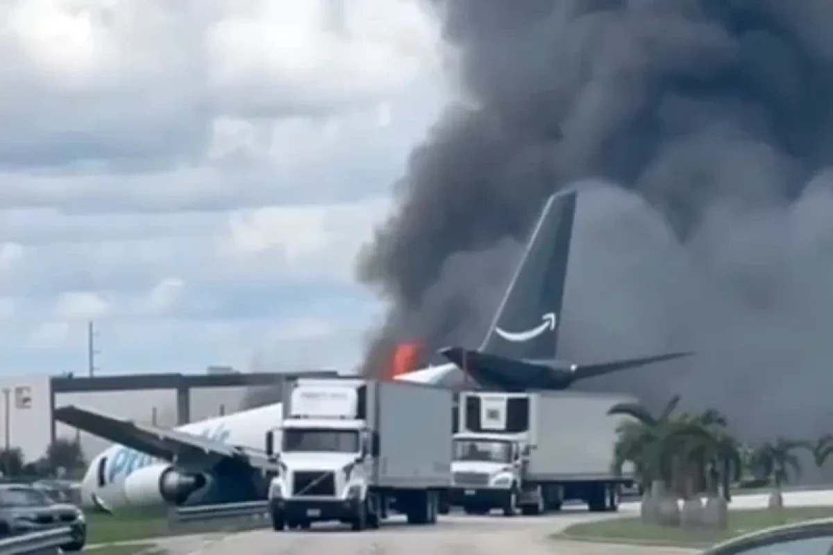 Five people died in an incident involving a Boeing 767 cargo plane in Miami