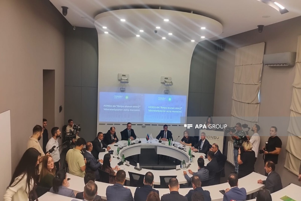 Modern renewable energy laboratory opens in Baku - <span class="red_color">PHOTO