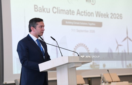Azerbaijan’s Deputy Foreign Minister and COP29 Lead Negotiator Yalchin Rafiyev