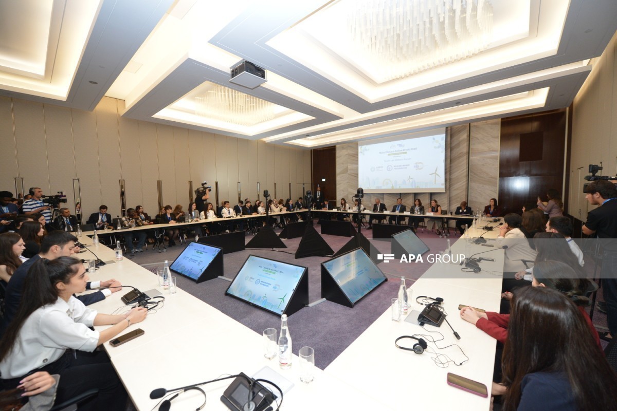Role of youth in combating climate change discussed at Baku Climate Week - <span class="red_color">PHOTO