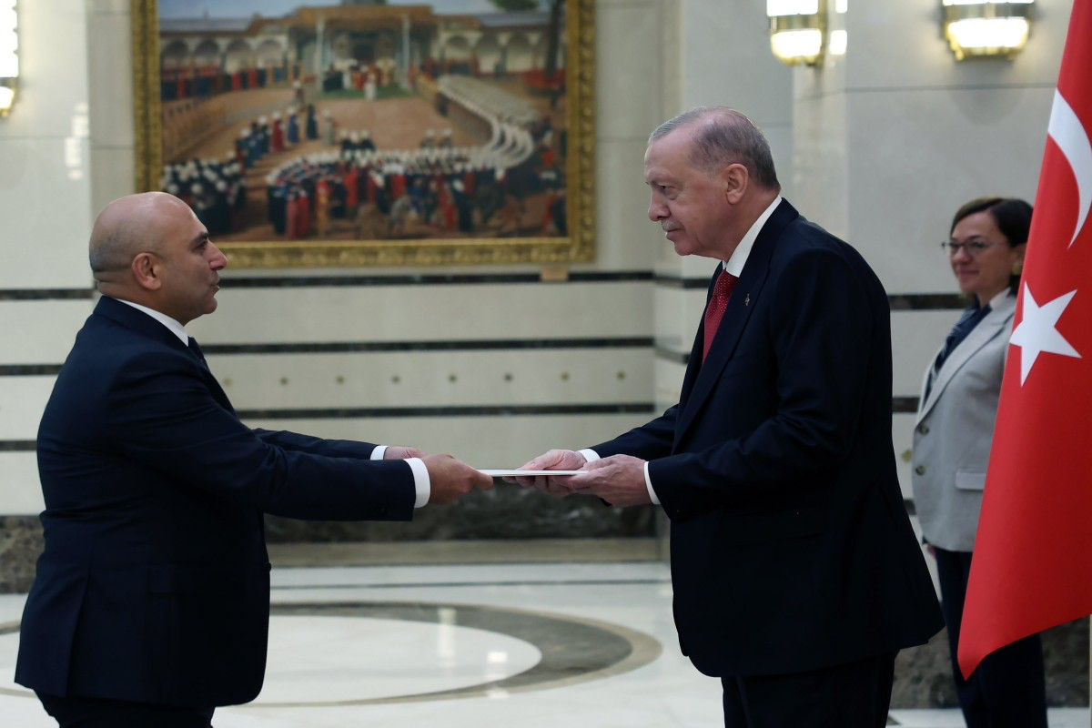 Erdogan received Azerbaijani ambassador to Türkiye at the Presidential Palace