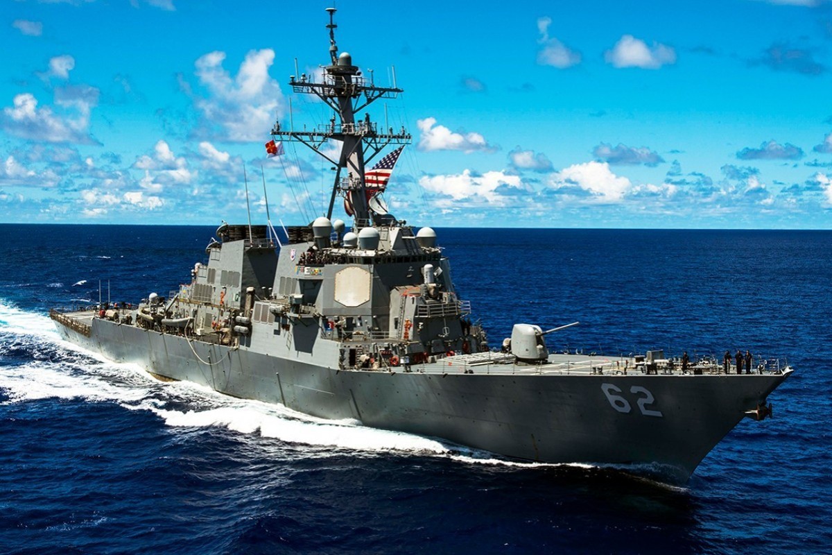 IRGC says it struck two US destroyers with ballistic missiles