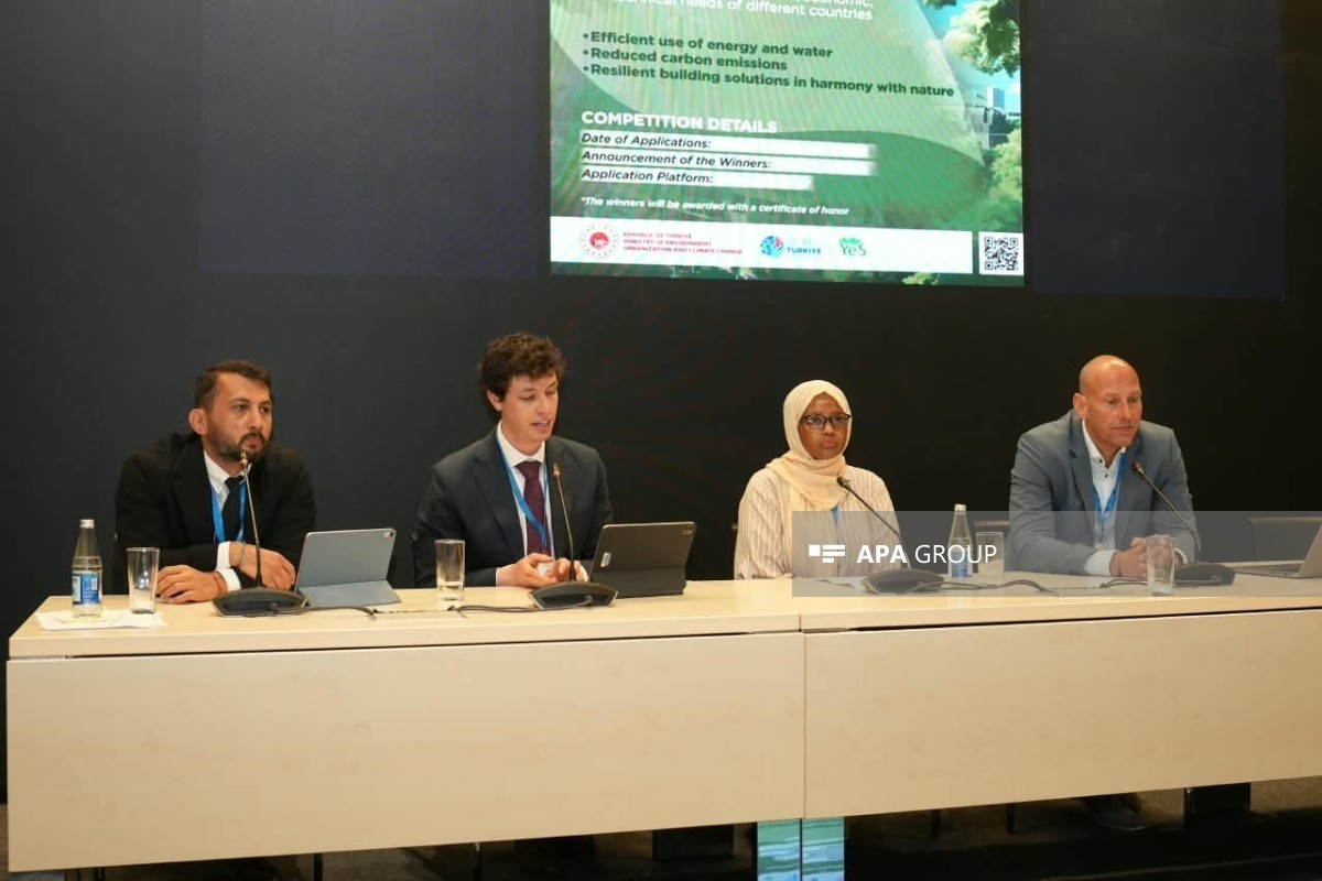 Baku hosts panel on development of climate-positive buildings