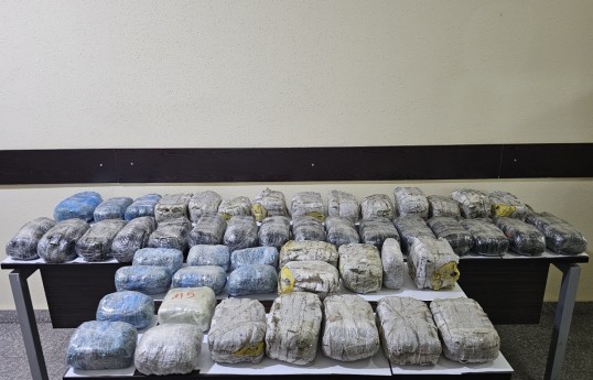 Azerbaijan says it seized more than 84kg of drugs smuggled from Iran