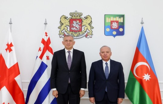 Zurab Pataradze, Chairman of the Government of Georgia’s Autonomous Republic of Adjara and Chairman of Azerbaijan’s Constitutional Court Farhad Abdullayev