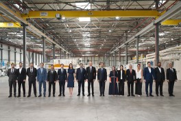 President Ilham Aliyev attended opening of paper and hygiene products manufacturing facility in Garadagh district