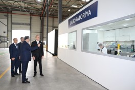 President Ilham Aliyev attended opening of paper and hygiene products manufacturing facility in Garadagh district