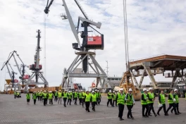 CICA conference participants familiarize themselves with activities of Baku Port - PHOTO 