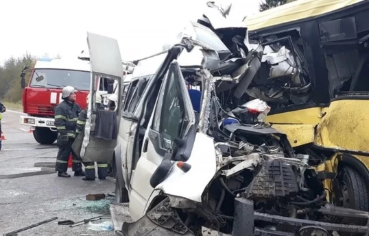 Death toll rises to 13 in Russian multi-vehicle crash