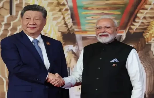 Chinese President Xi Jinping and Indian Prime Minister Narendra ‌Modi