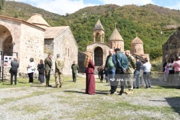 Foreign diplomats visit Khudavang monastery complex - PHOTO 