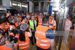 Foreign diplomats visit Istisu mineral water plant