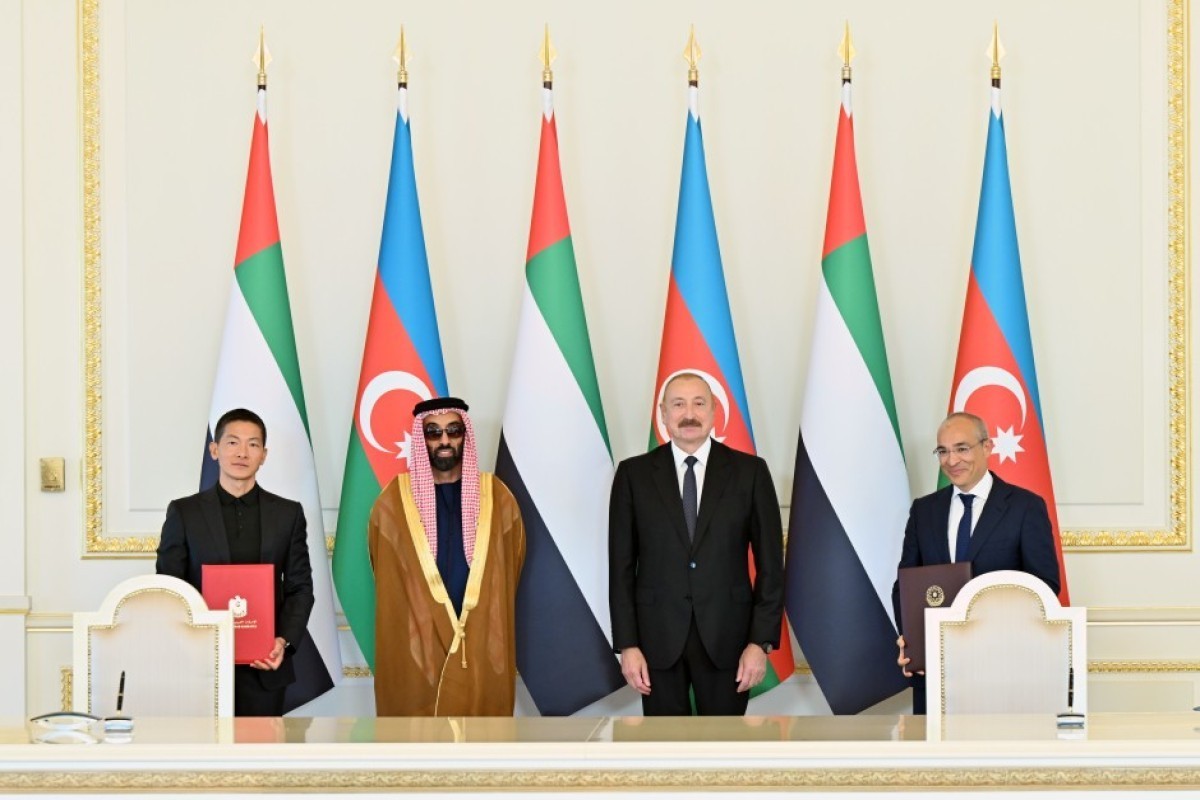 Documents signed between Azerbaijan and UAE