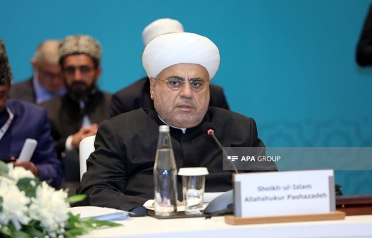 Chairman of the Caucasus Muslims’ Office, Sheikh-ul-Islam Allahshukur Pashazade