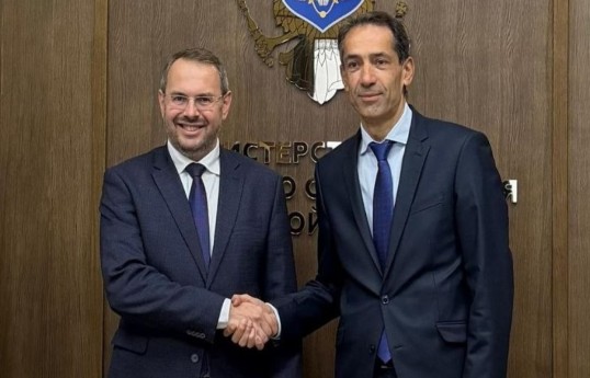 Russian Deputy Minister of Science and Higher Education Konstantin Mogilevsky, Azerbaijan’s Ambassador to Russia, Rahman Mustafayev