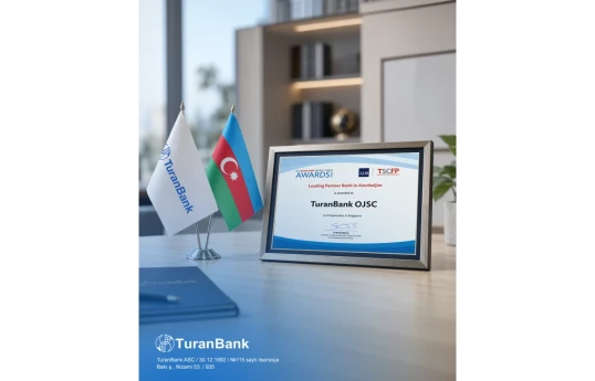 TuranBank honored with prestigious international recognition as Azerbaijan’s leading partner bank