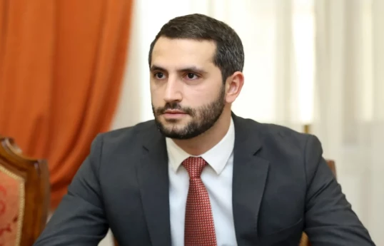 Armenian Parliament Speaker Ruben Rubinyan