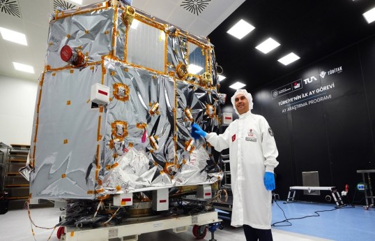 Türkiye completes production of spacecraft for 1st Moon mission