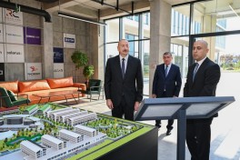 President Ilham Aliyev attends opening of first phase of SABAH.city innovation campus - PHOTO 