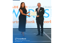 TuranBank honored with prestigious international recognition as Azerbaijan’s leading partner bank