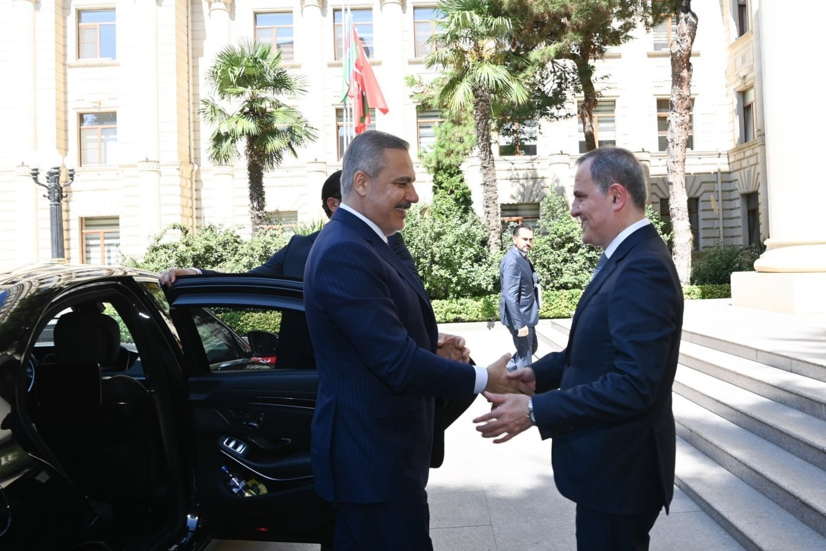 Türkiye’s Minister of Foreign Affairs Hakan Fidan, Jeyhun Bayramov, Azerbaijani Foreign Minister
