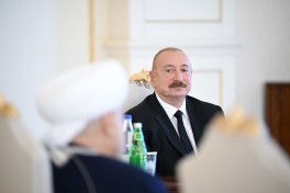 President Ilham Aliyev received participants of international conferences held in Baku