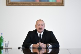 President Ilham Aliyev received participants of international conferences held in Baku