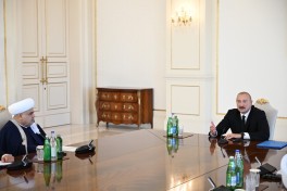President Ilham Aliyev received participants of international conferences held in Baku