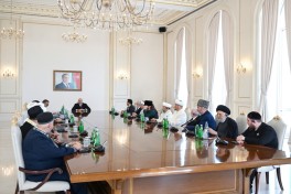 President Ilham Aliyev received participants of international conferences held in Baku