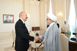 President Ilham Aliyev received participants of international conferences held in Baku