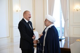 President Ilham Aliyev received participants of international conferences held in Baku
