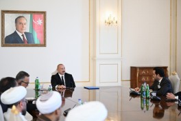 President Ilham Aliyev received participants of international conferences held in Baku