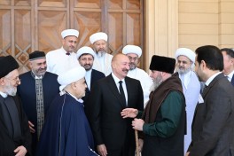 President Ilham Aliyev received participants of international conferences held in Baku