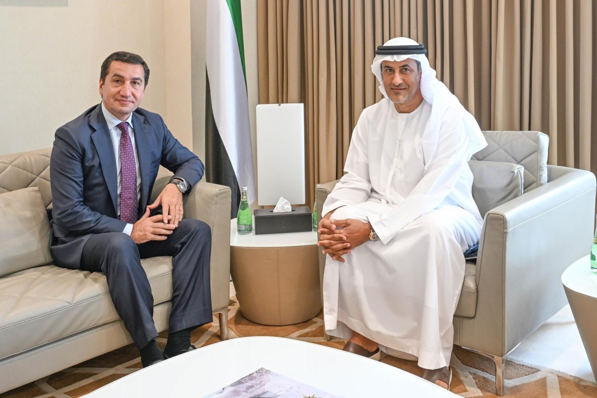Assistant to Azerbaijani President meets UAE Minister of State