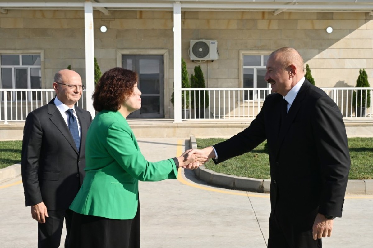 President Ilham Aliyev attends inauguration of Gobustan Solar Power Plant