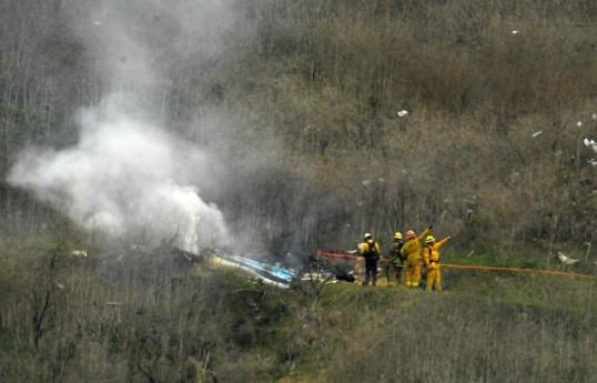 TV helicopter filming bus crash goes down in Los Angeles, 2 killed