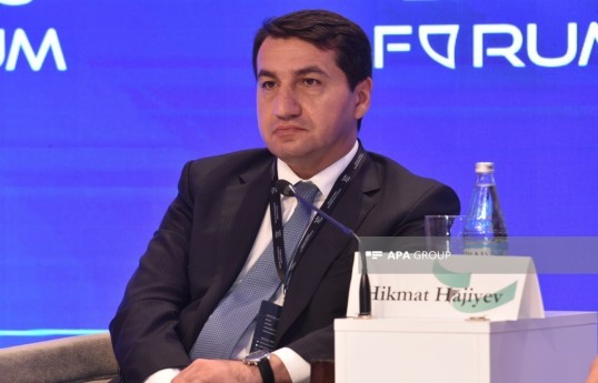 Hikmat Hajiyev, Assistant to the President of Azerbaijan and Head of the Foreign Policy Affairs Department of the Presidential Administration
