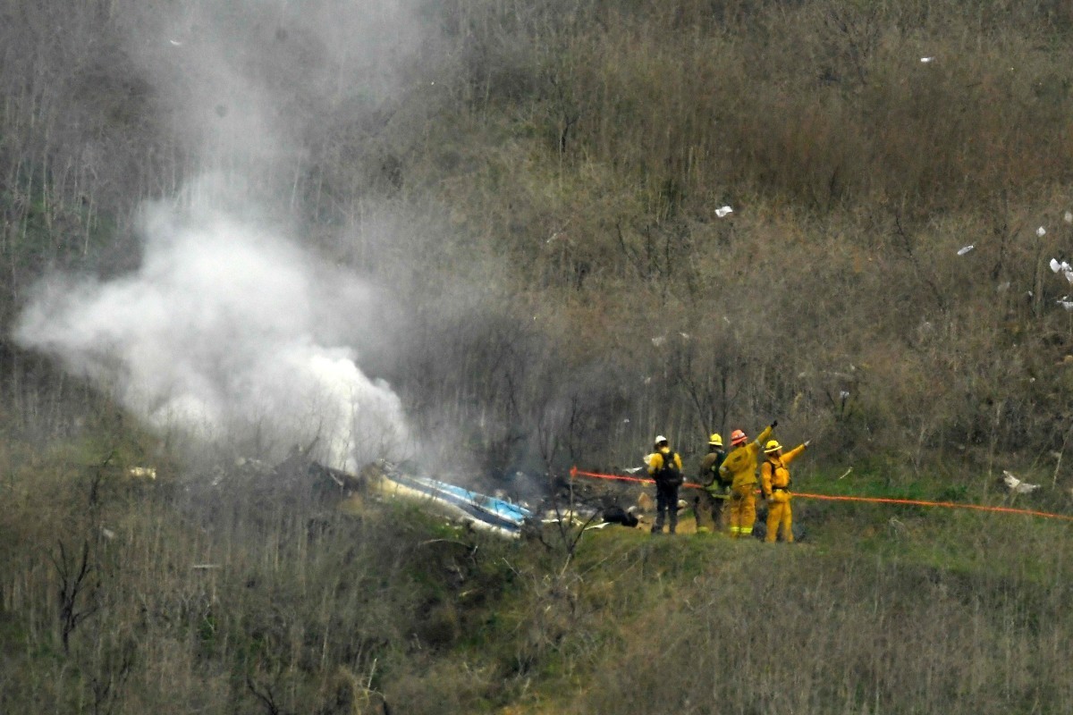 TV helicopter filming bus crash goes down in Los Angeles, 2 killed