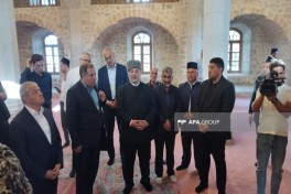 Participants of conference dedicated to Seyyid Yahya Bakuvi tour Shusha - PHOTO 