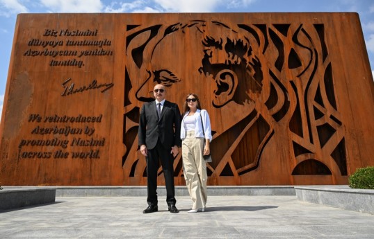 President Ilham Aliyev viewed Nasimi Gardens complex in Shamakhi-PHOTO 