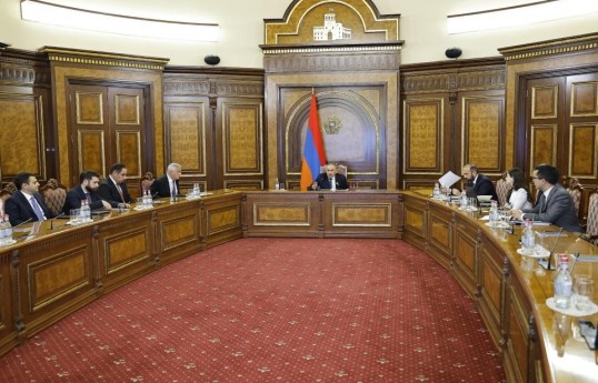 Armenian PM chaired meeting to discuss progress of TRIPP project