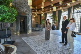 President Ilham Aliyev viewed Nasimi Gardens complex in Shamakhi-PHOTO 