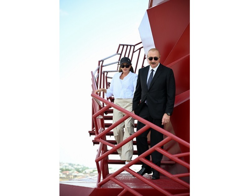 President Ilham Aliyev viewed Nasimi Gardens complex in Shamakhi-PHOTO 