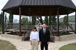 President Ilham Aliyev inspected conservation works at Pir Omar Sultan shrine in Shamakhi - UPDATED  - PHOTO 