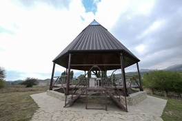 President Ilham Aliyev inspected conservation works at Pir Omar Sultan shrine in Shamakhi - UPDATED  - PHOTO 