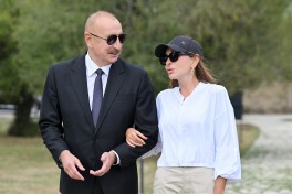 President Ilham Aliyev inspected conservation works at Pir Omar Sultan shrine in Shamakhi - UPDATED  - PHOTO 
