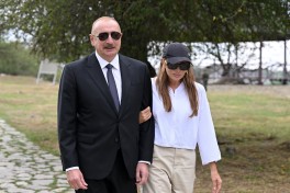 President Ilham Aliyev inspected conservation works at Pir Omar Sultan shrine in Shamakhi - UPDATED  - PHOTO 