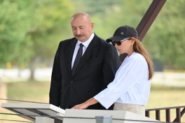 President Ilham Aliyev inspected conservation works at Pir Omar Sultan shrine in Shamakhi - UPDATED  - PHOTO 