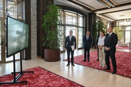 President Ilham Aliyev attended inauguration of Meysari Grand Hotel & SPA complex in Shamakhi - UPDATED  - PHOTO 