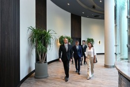 President Ilham Aliyev attended inauguration of Meysari Grand Hotel & SPA complex in Shamakhi - UPDATED  - PHOTO 